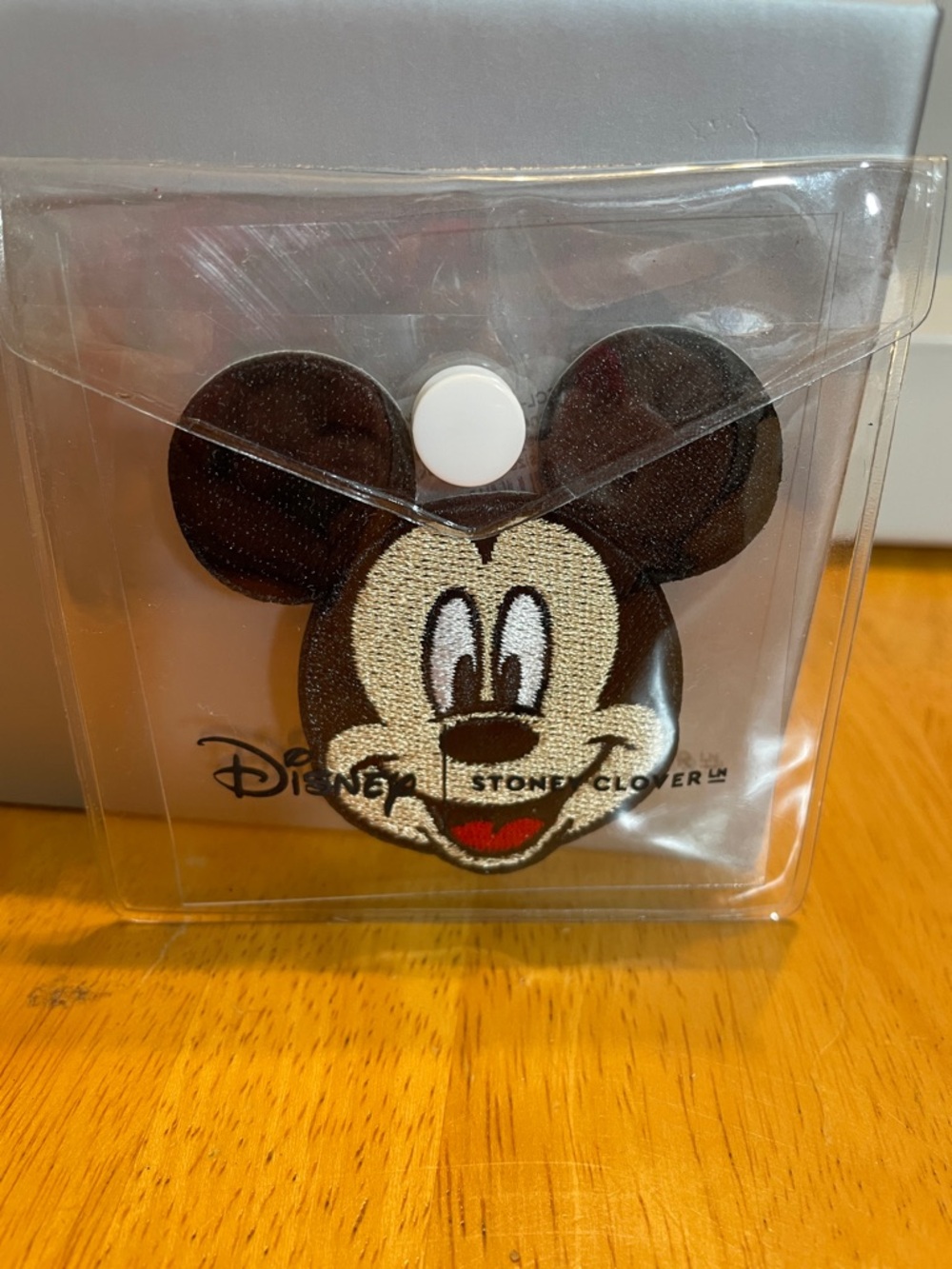 Disney Stoney Clover Lane Mickey Mouse Character Head Patch